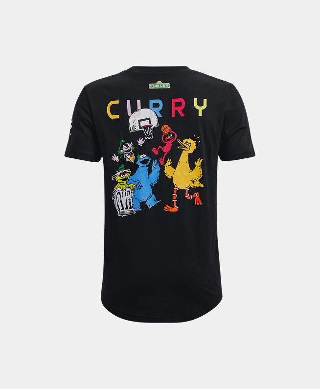 男童库里Curry×芝麻街联名Sesame Street短袖T恤