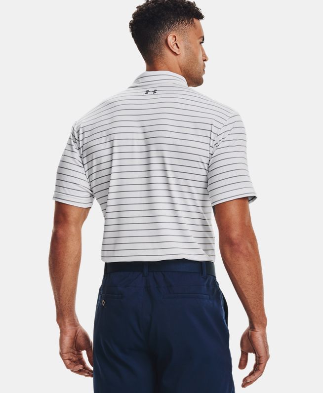 男士UA Playoff Core Stripe Polo衫