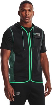 男士armour storm抓绒连帽马甲