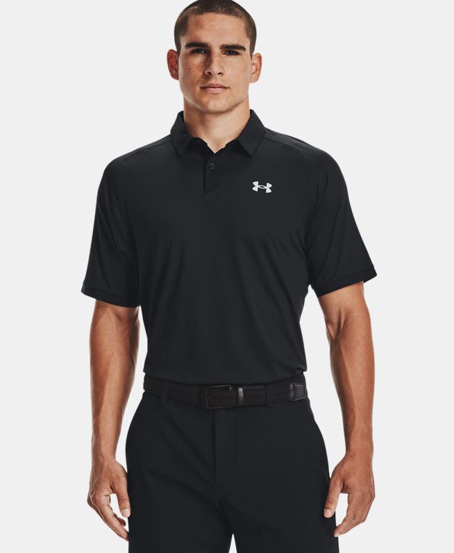 男士UA Iso-Chill Solid高尔夫Polo衫