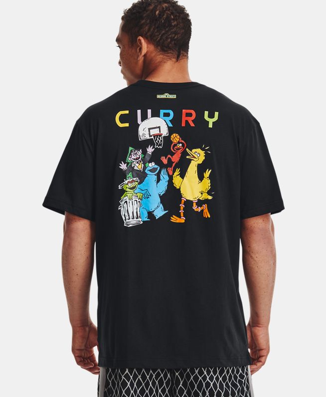 男子库里Curry×芝麻街联名Sesame Street Graphic短袖T恤