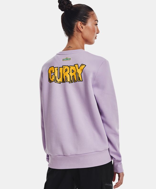 女子库里Curry×芝麻街联名Count Crew圆领运动衣